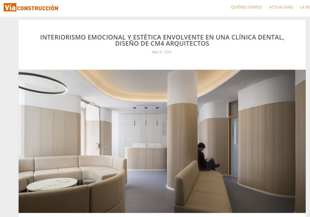 Clínica Dental Vilches publicada en Vía Construcción - CM4 Arquitectos